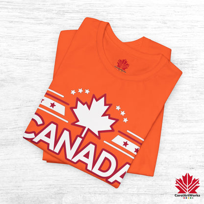 “Canada Strong Again” Unisex Short Sleeve Tee – Comfortable Casual Wear
