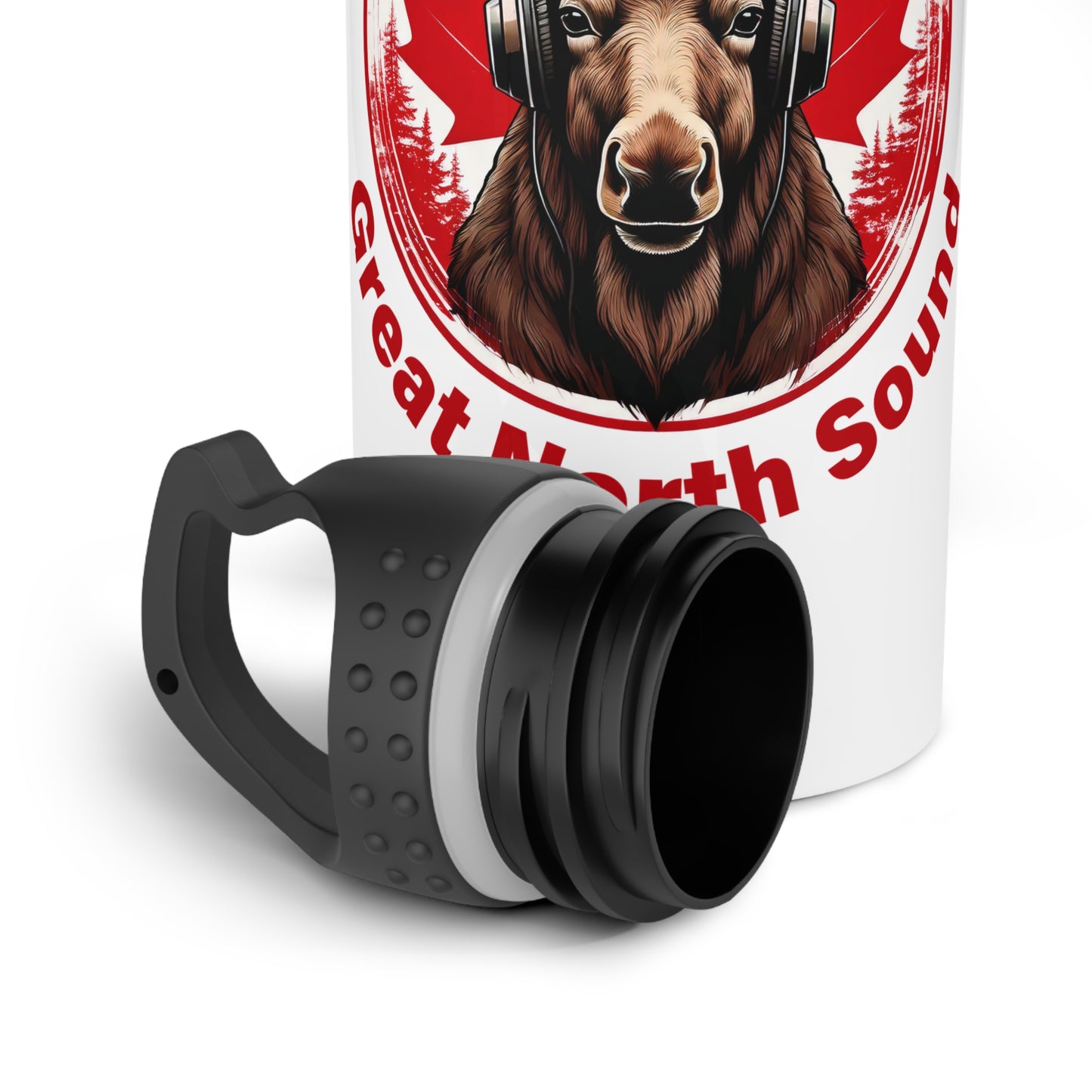 "Great North Sound" Vinyl Vibes Water Bottle