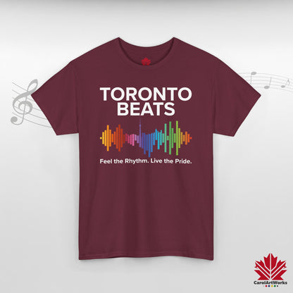 Toronto Beats Classic Cotton Tee – Where Pride Meets Pulse.
