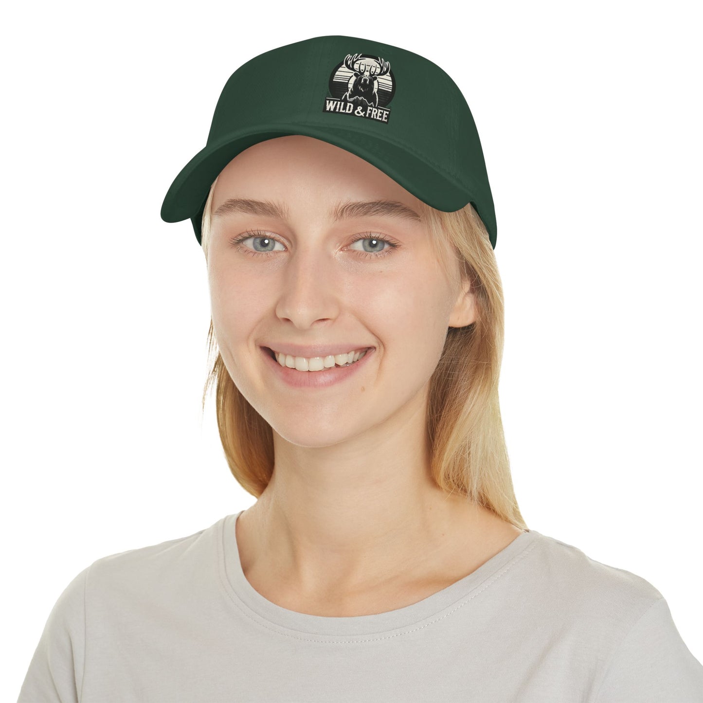 “Wild & Free” Baseball Cap – Outdoor Hat for Adventurers