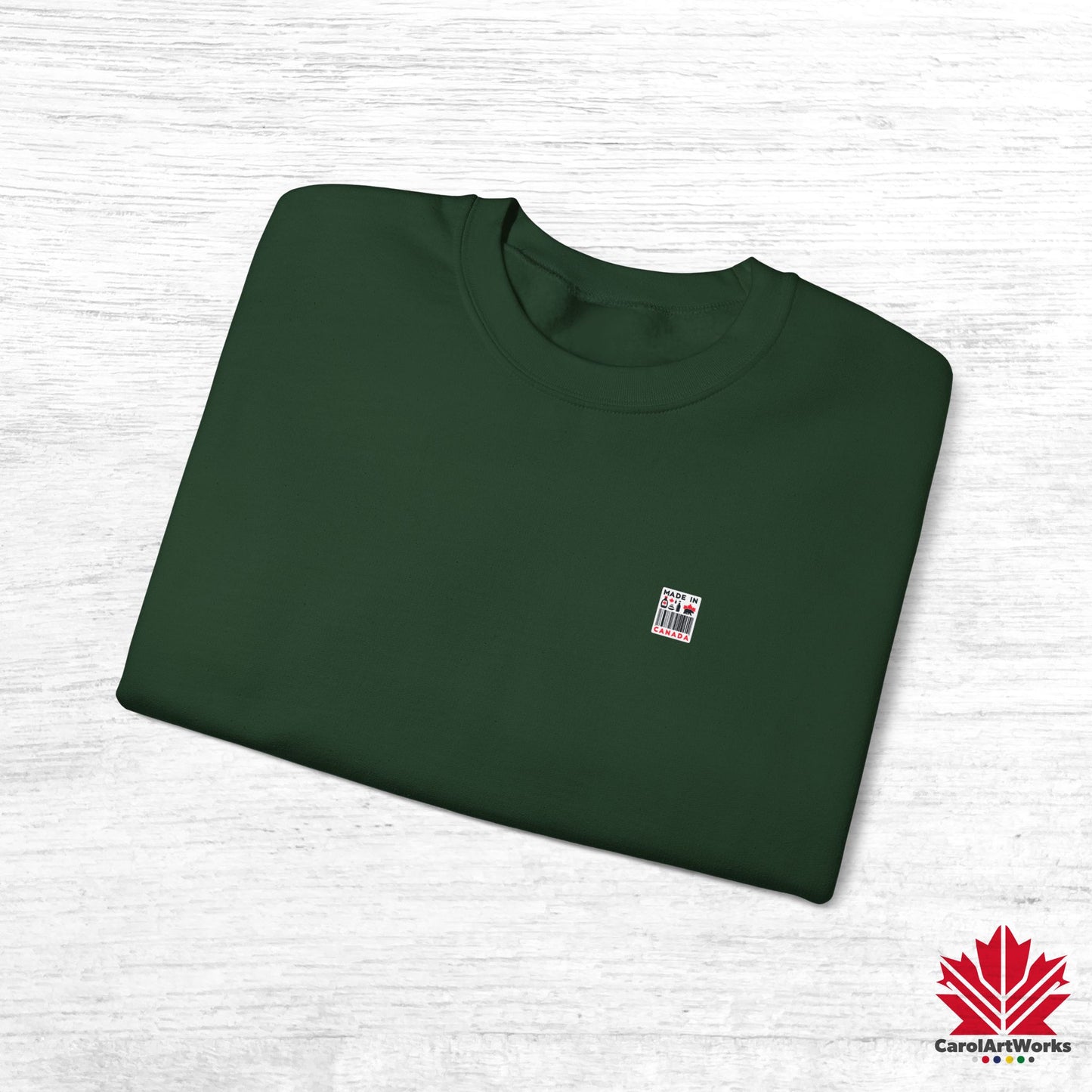 “Made in Canada” Unisex Sweatshirt – Minimalist, Playful and Proud