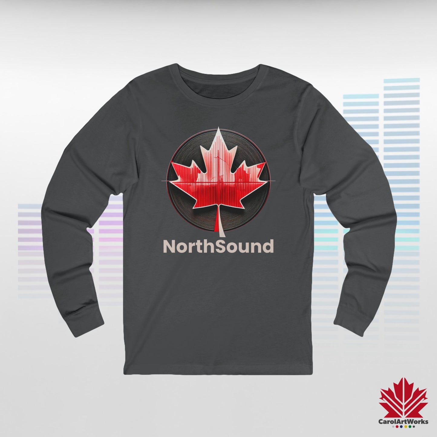 "NorthSound" Unisex Long Sleeve Tee - Long Sleeves, Lasting Tunes