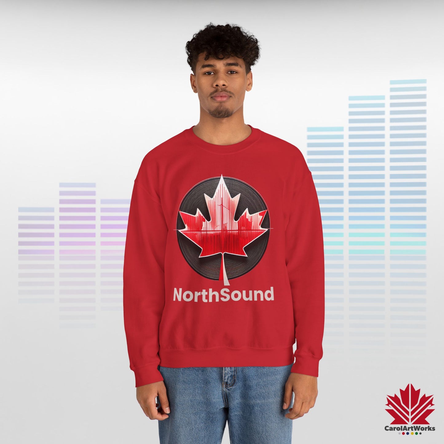 "NorthSound" Unisex Sweatshirt - Cozy Canadian Vibes