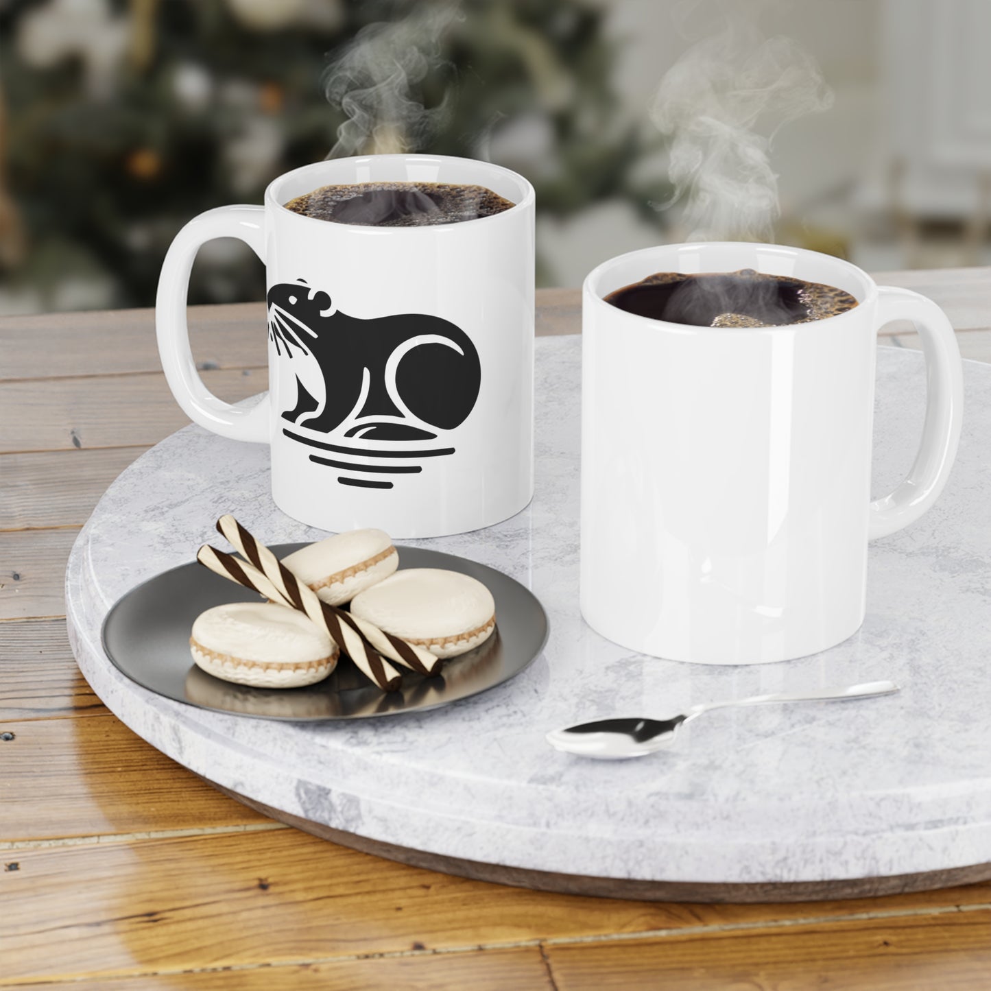 scandinavian minimalistic BEAVER - Ceramic Mugs (11oz\15oz\20oz)