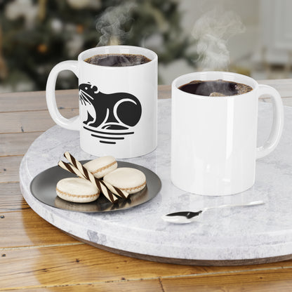 scandinavian minimalistic BEAVER - Ceramic Mugs (11oz\15oz\20oz)