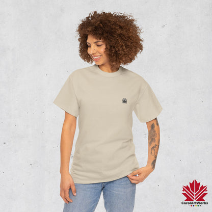 “Wild & Free” Unisex Cotton Tee – Nature Inspired Graphic T-Shirt