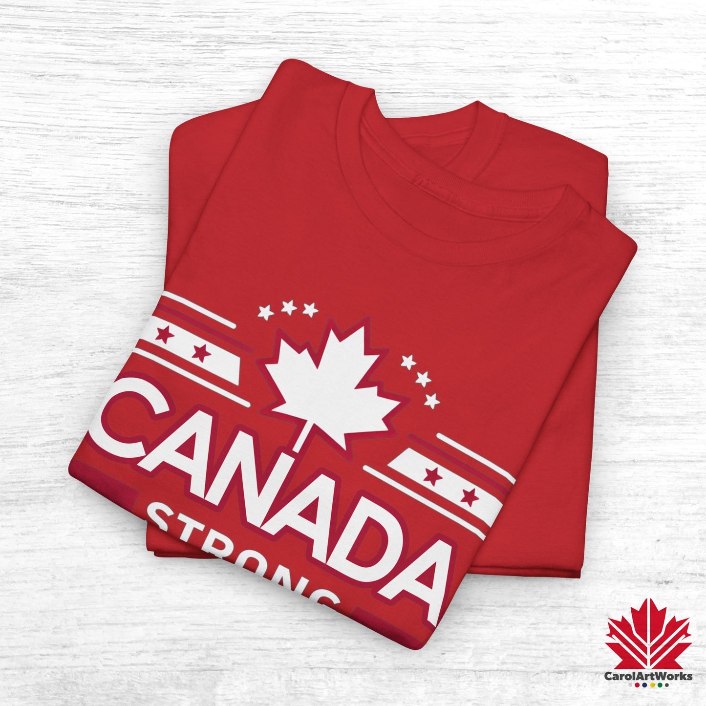 “Canada Strong Again” Unisex Cotton Tee – Comfortable Casual Wear