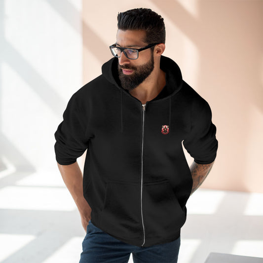 "Great North Sound" Moose and Music Unisex Zip Hoodie