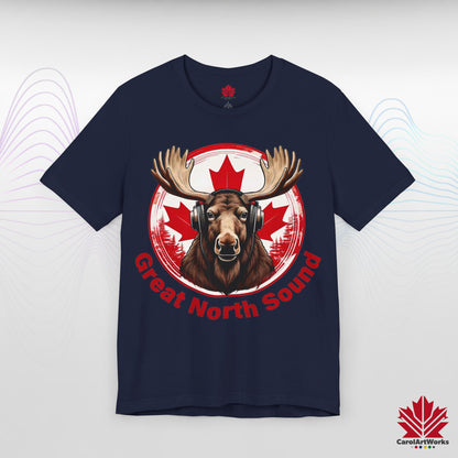 "Great North Sound" True North Sound Unisex Short Sleeve Tee - Maple Beats and Style