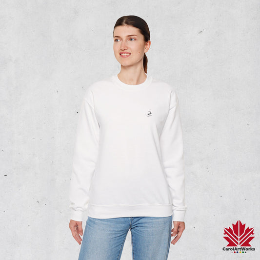 scandinavian minimalistic DEER Design Unisex Sweatshirt – Cozy Casual Style for Every Season