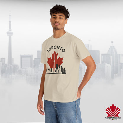 Toronto Leafline Cotton Tee for Urban Pride Vibes