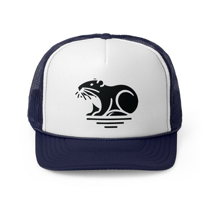 scandinavian minimalistic BEAVER Design Trucker Cap – Perfect for Outdoor Enthusiasts and Nature Lovers