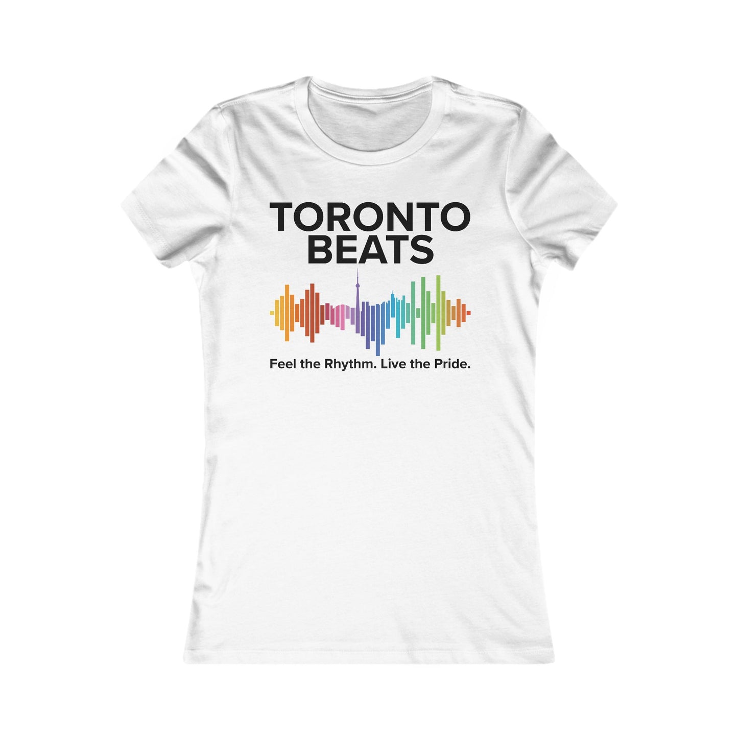 T-shirt préféré des femmes Toronto Beats – Fluidité douce, éclat audacieux.