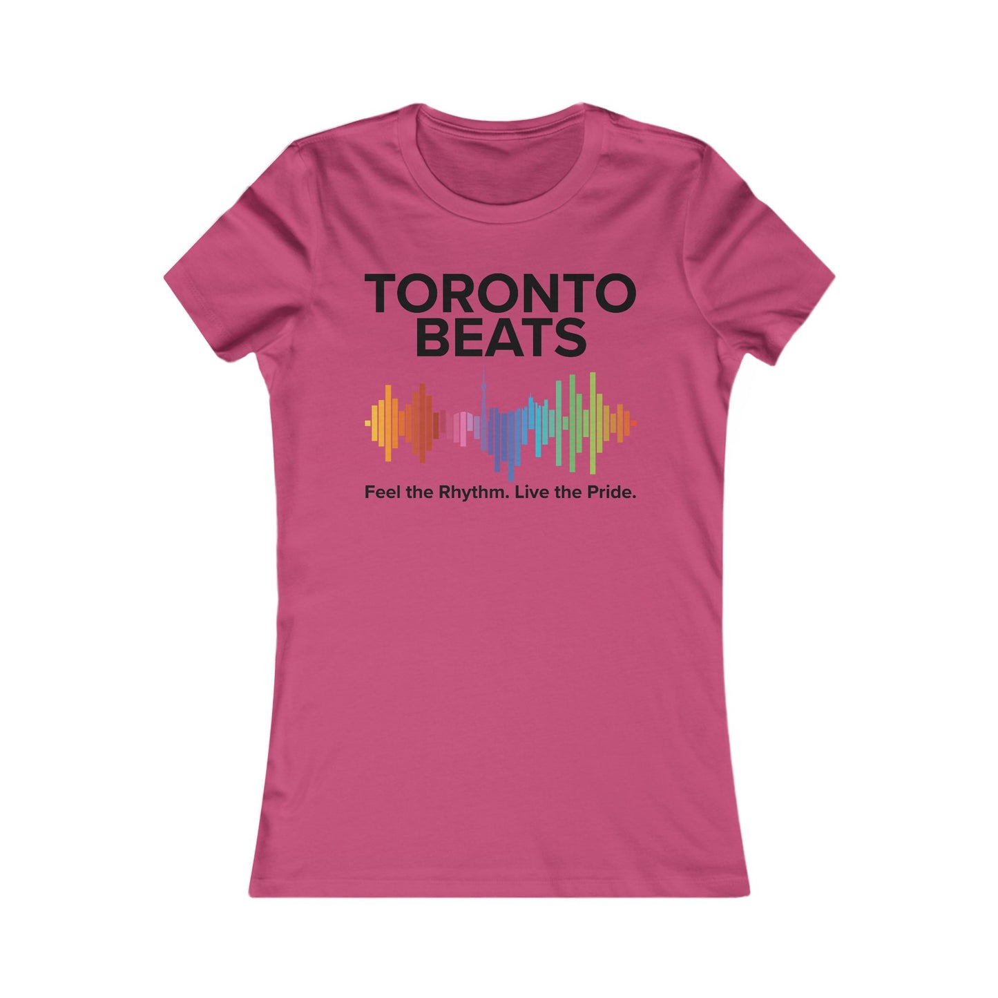 T-shirt préféré des femmes Toronto Beats – Fluidité douce, éclat audacieux.