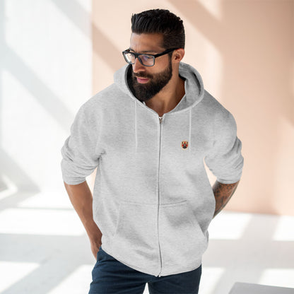 "Moose on the Loose Records" Unisex Zip Hoodie - Cozy and Stylish for Music Lovers