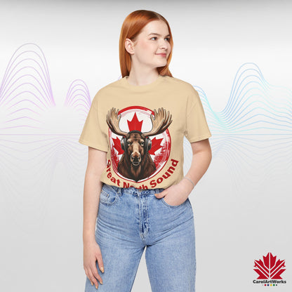 "Great North Sound" True North Sound Unisex Short Sleeve Tee - Maple Beats and Style