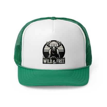 "Wild & Free" Trucker Cap for Outdoor Enthusiasts