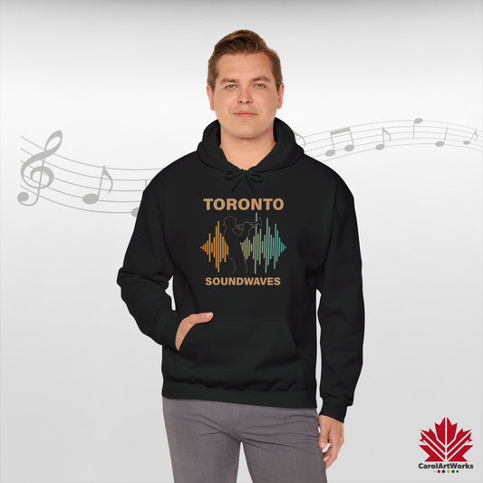 Sweat à capuche Toronto Soundwaves – Enveloppé de son et de confort