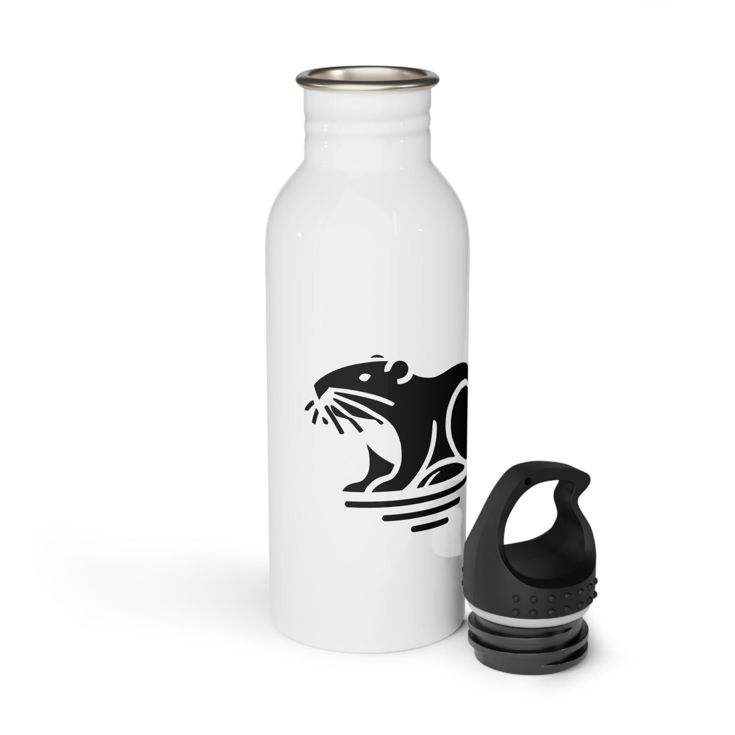 scandinavian minimalistic Design BEAVER Steel Water Bottle – Adventure & Nature Inspired Drinkware
