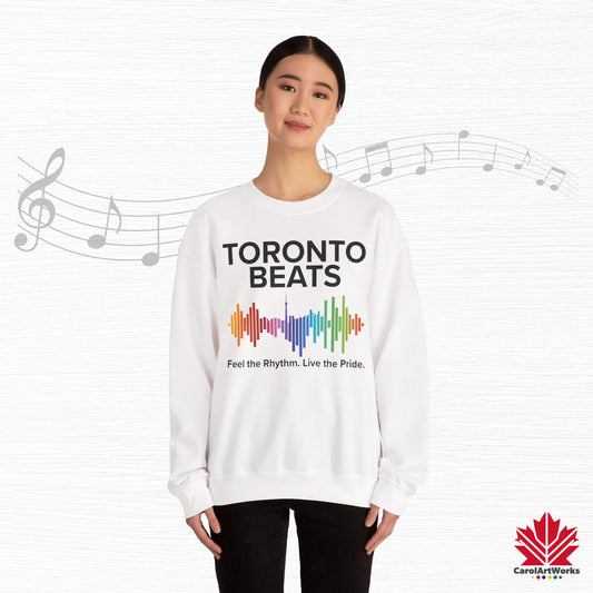 Sweat-shirt Toronto Beats Pride – Journées de détente. Âme chaleureuse.