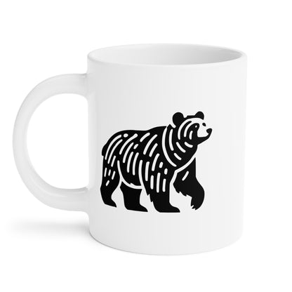 scandinavian minimalistic BEAR - Ceramic Mugs (11oz\15oz\20oz)