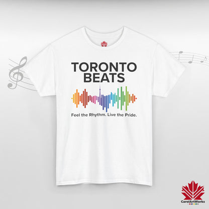 Toronto Beats Classic Cotton Tee – Where Pride Meets Pulse.