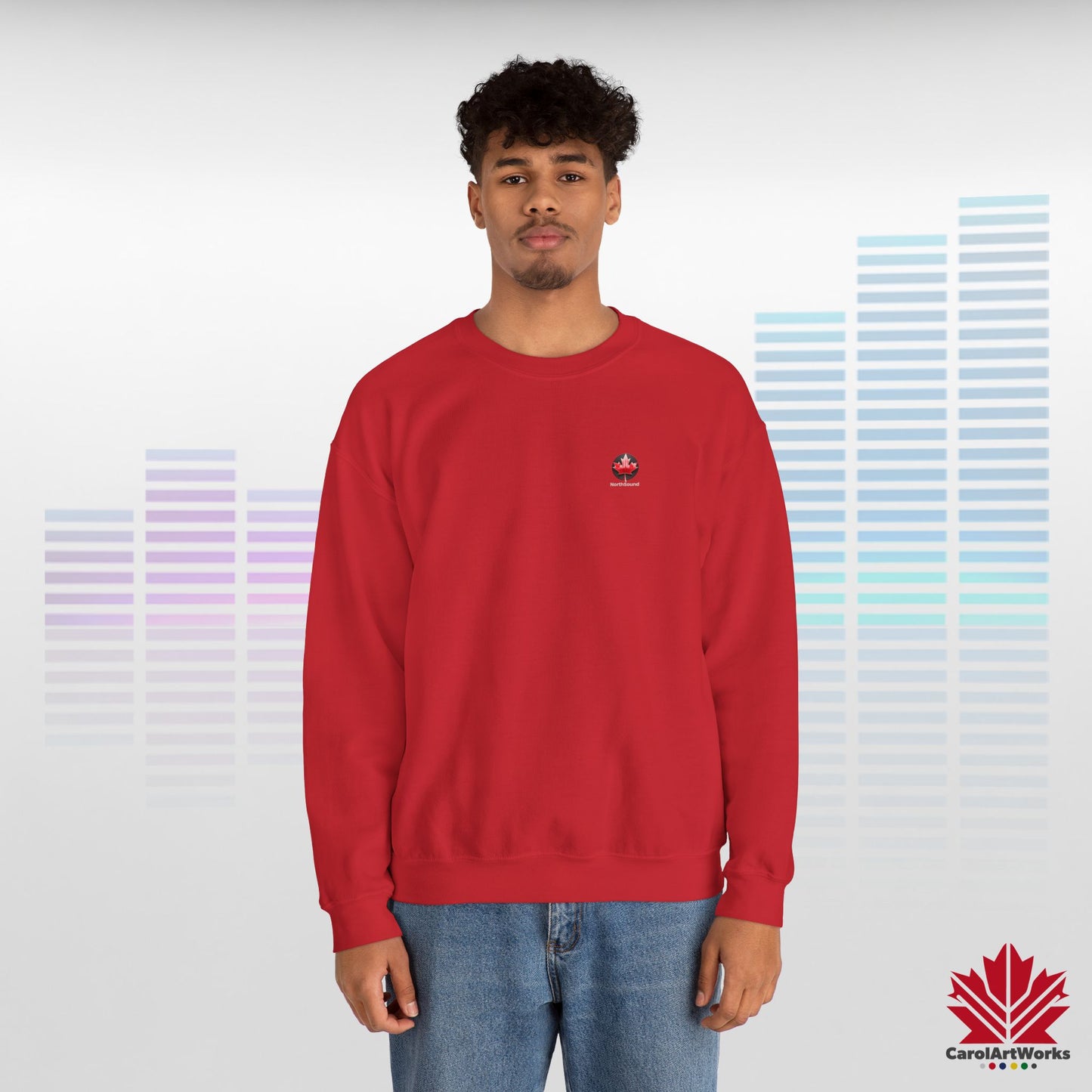"NorthSound" Unisex Sweatshirt - Cozy Canadian Vibes