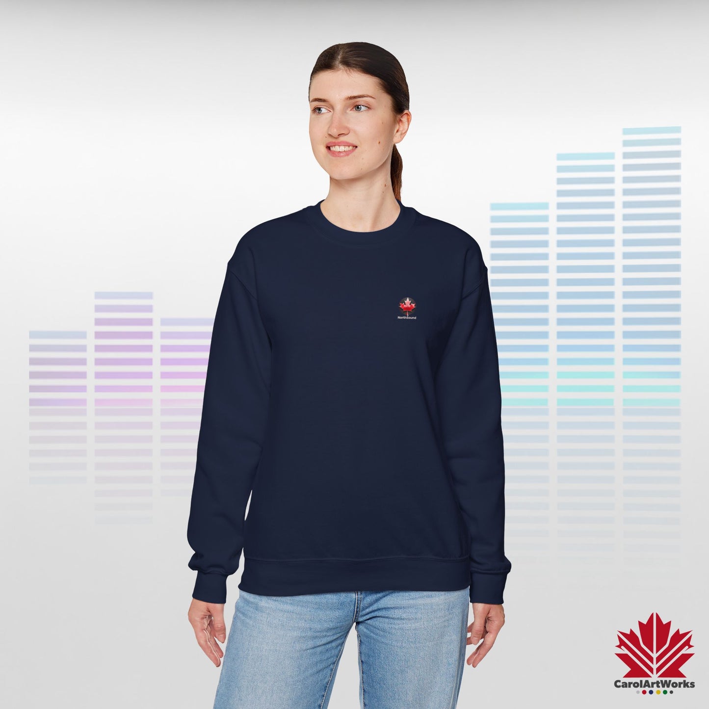 "NorthSound" Unisex Sweatshirt - Cozy Canadian Vibes