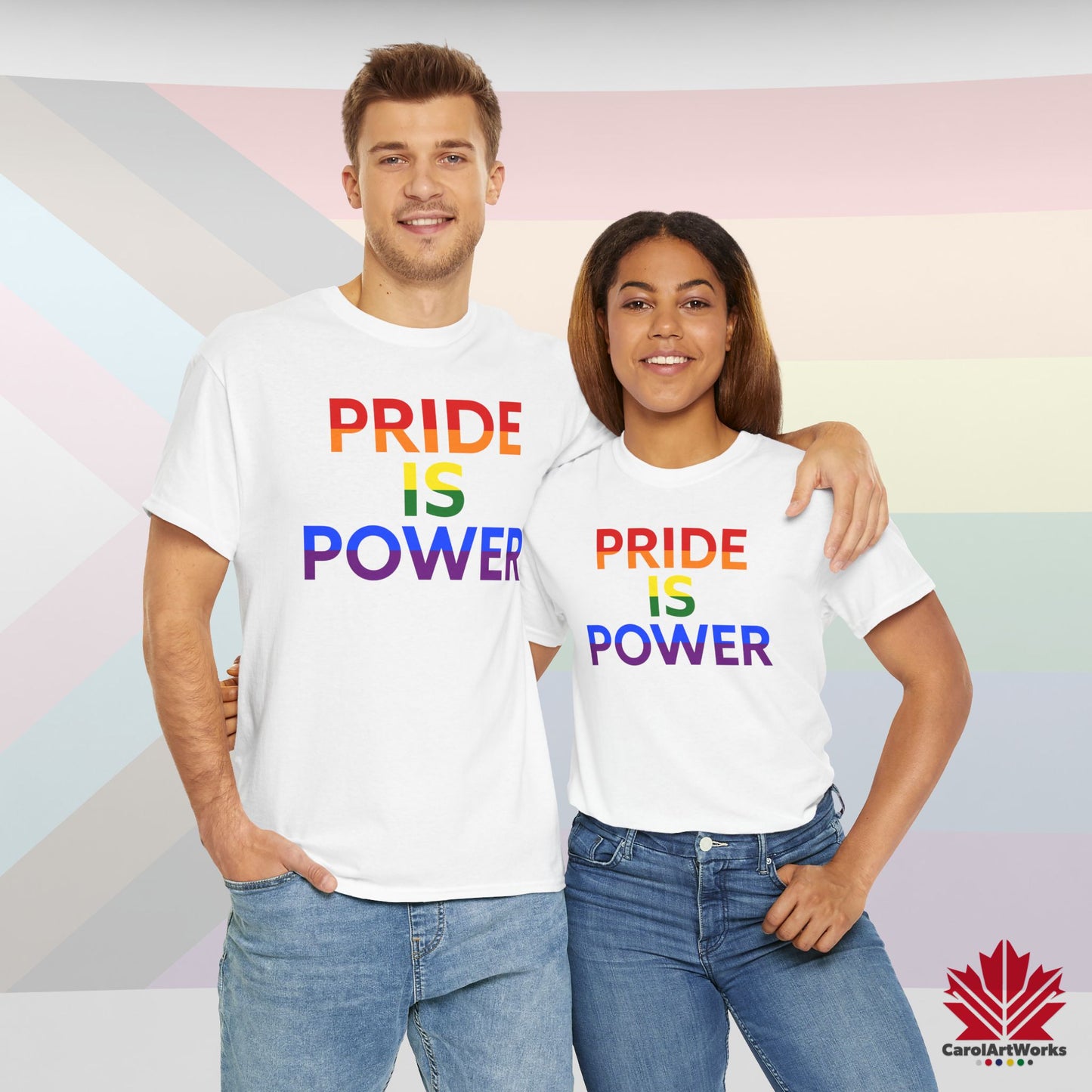 Pride Is Power – Classic Pride Tee for Everyday Courage
