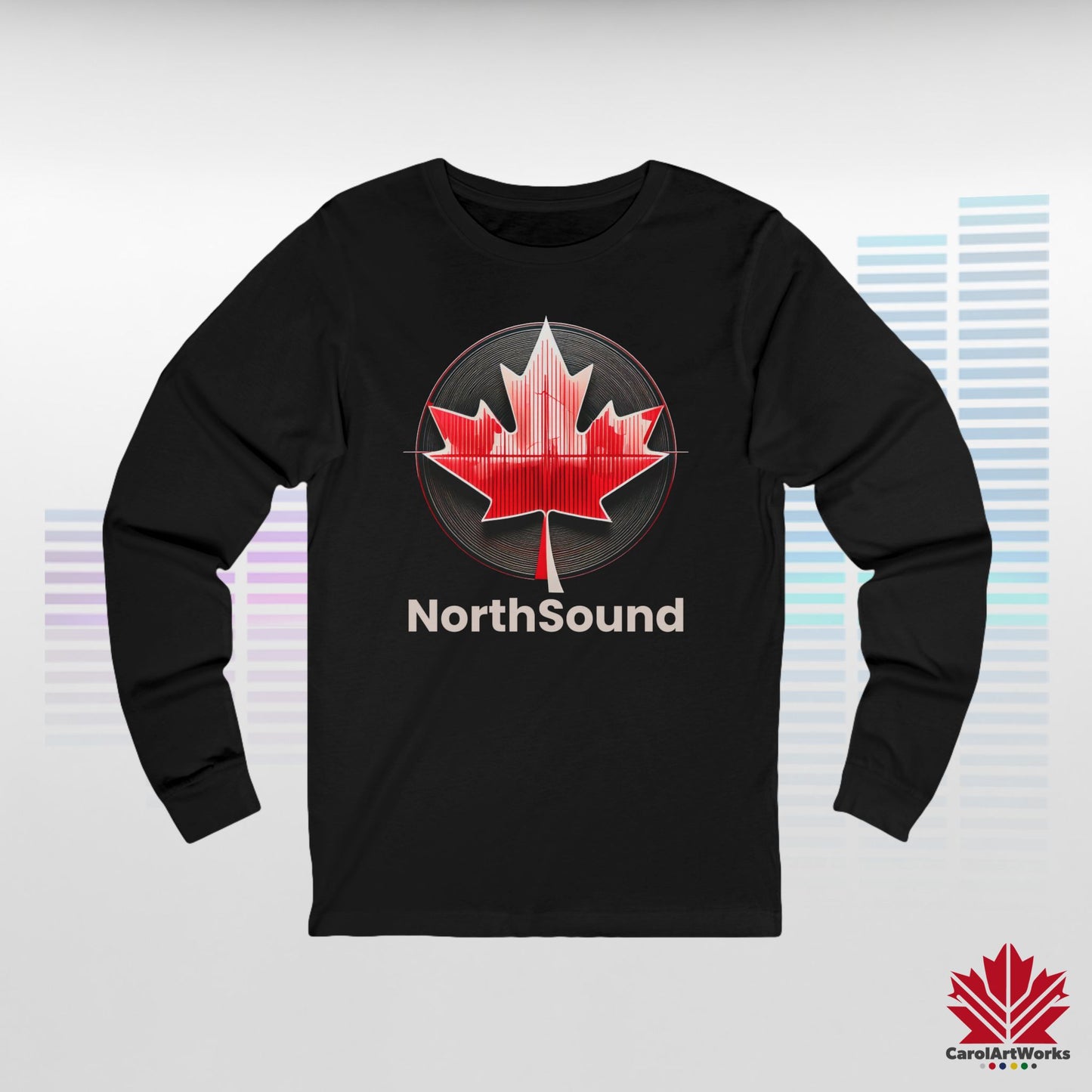 "NorthSound" Unisex Long Sleeve Tee - Long Sleeves, Lasting Tunes