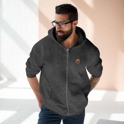 "Moose on the Loose Records" Unisex Zip Hoodie - Cozy and Stylish for Music Lovers