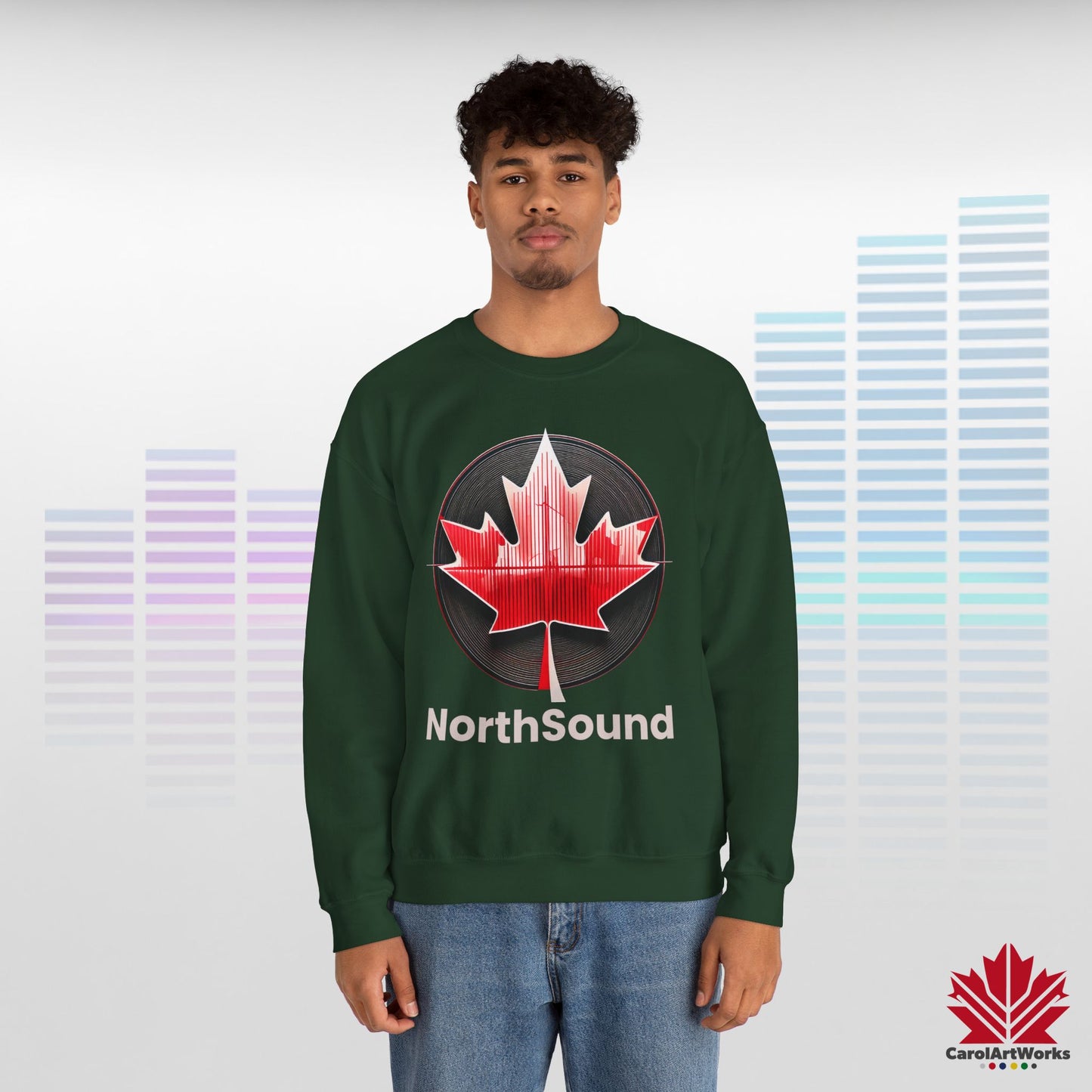 "NorthSound" Unisex Sweatshirt - Cozy Canadian Vibes