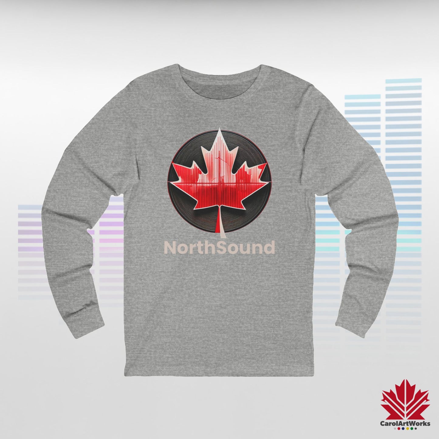 "NorthSound" Unisex Long Sleeve Tee - Long Sleeves, Lasting Tunes