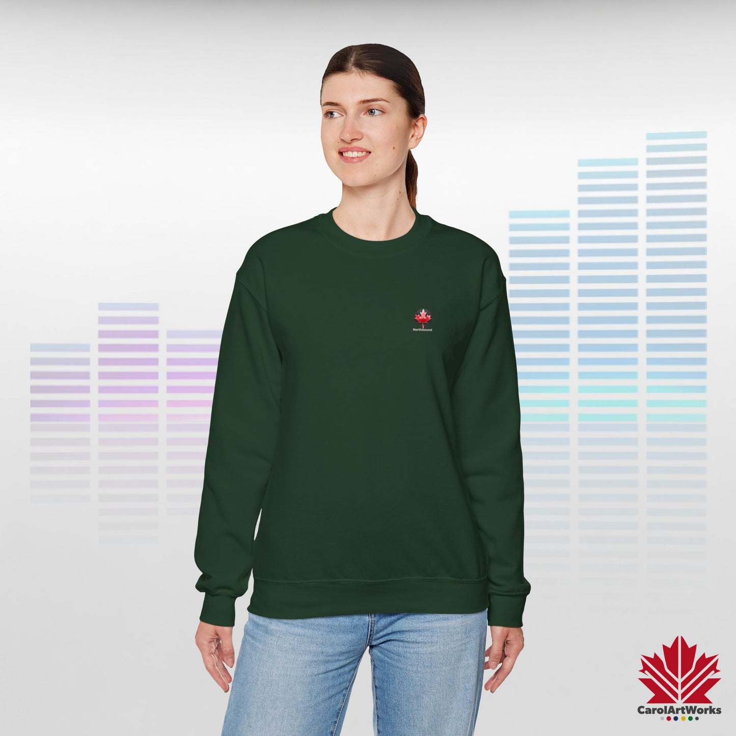 "NorthSound" Unisex Sweatshirt - Cozy Canadian Vibes
