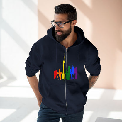 ALL IN - Sweat à capuche zippé doux pour les journées fraîches