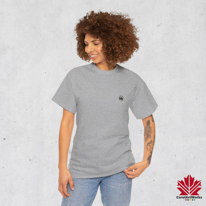 “Wild & Free” Unisex Cotton Tee – Nature Inspired Graphic T-Shirt