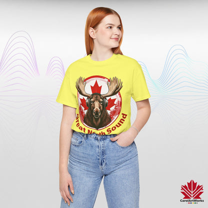 "Great North Sound" True North Sound Unisex Short Sleeve Tee - Maple Beats and Style