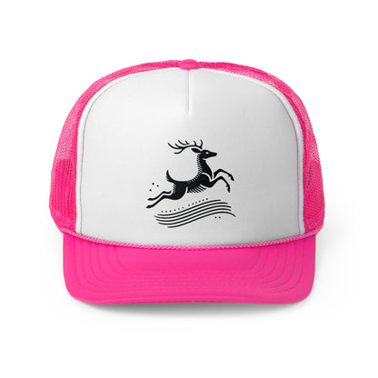 scandinavian minimalistic DEER Design – Wildlife-Inspired Trucker Cap