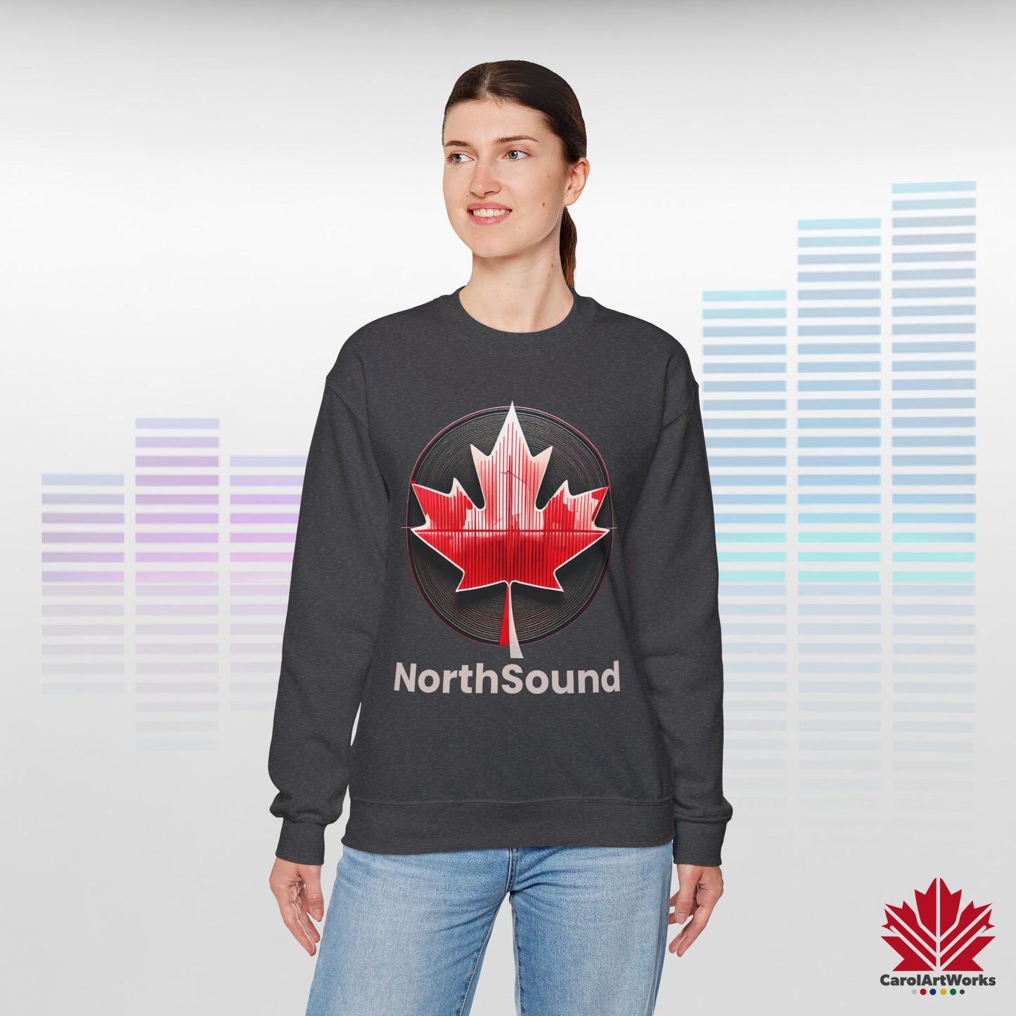 "NorthSound" Unisex Sweatshirt - Cozy Canadian Vibes