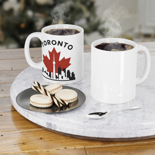 Tasse en céramique Toronto Leafline pour une ambiance matinale à l'érable
