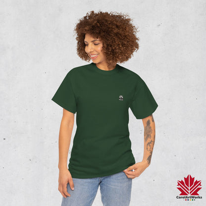 “Wild & Free” Unisex Cotton Tee – Nature Inspired Graphic T-Shirt