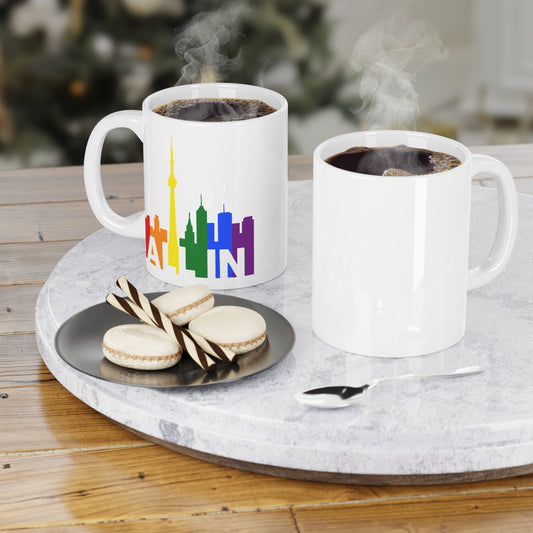 ALL IN – Tasse en céramique Pride – Affichez vos couleurs du 6ix