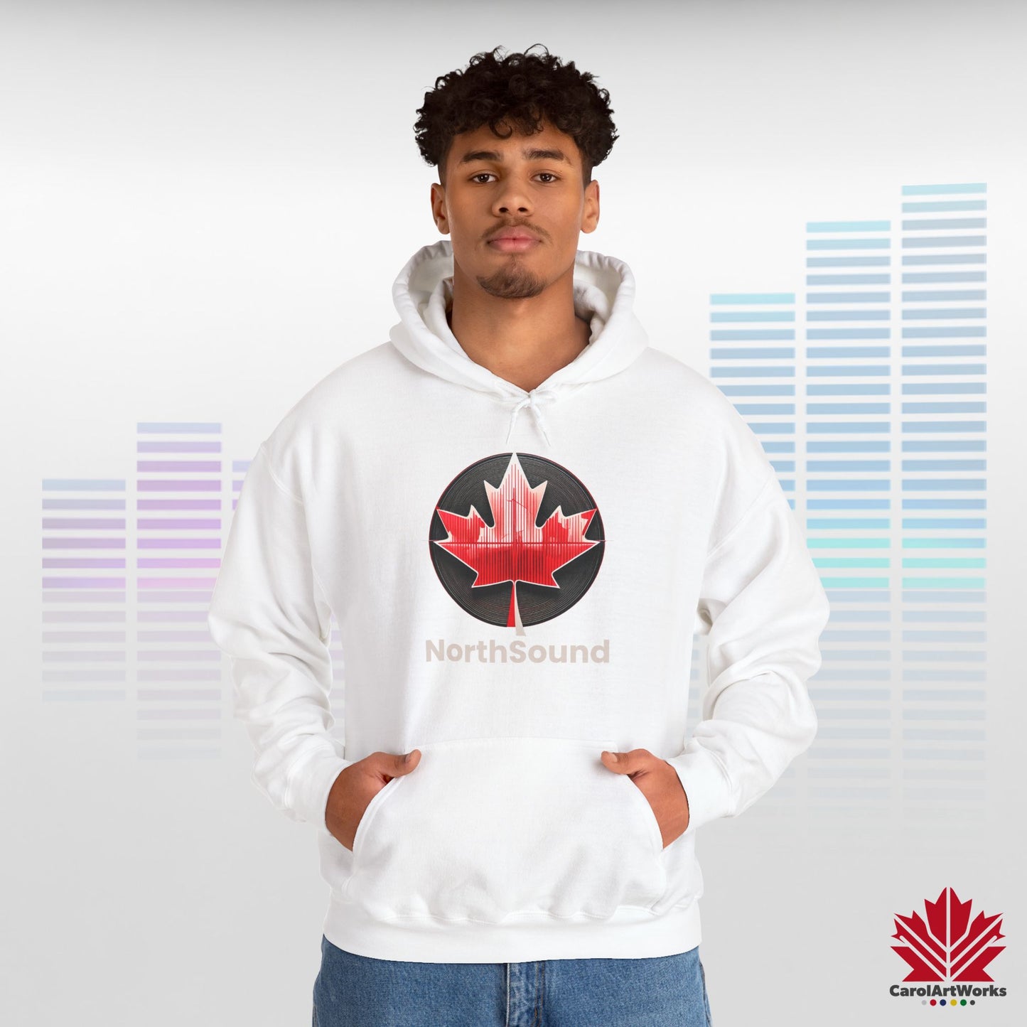 "NorthSound" Unisex Hoodie - The Beat of Canada in Cozy Comfort