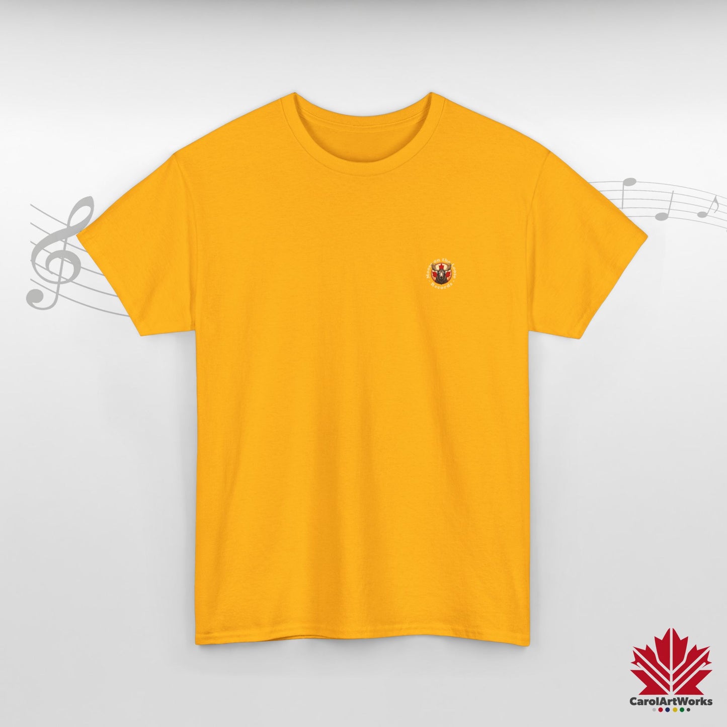 "Moose on the Loose Records" Classic Cotton Tee - Wear the Sound of Canada