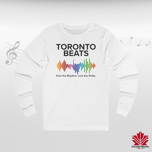 Toronto Beats Longsleeve – Rythme de la fierté pour les journées froides.