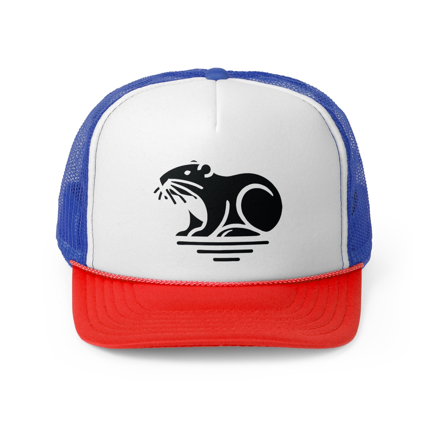 scandinavian minimalistic BEAVER Design Trucker Cap – Perfect for Outdoor Enthusiasts and Nature Lovers