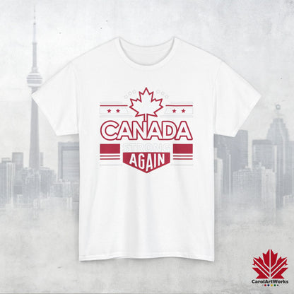 “Canada Strong Again” Unisex Cotton Tee – Comfortable Casual Wear
