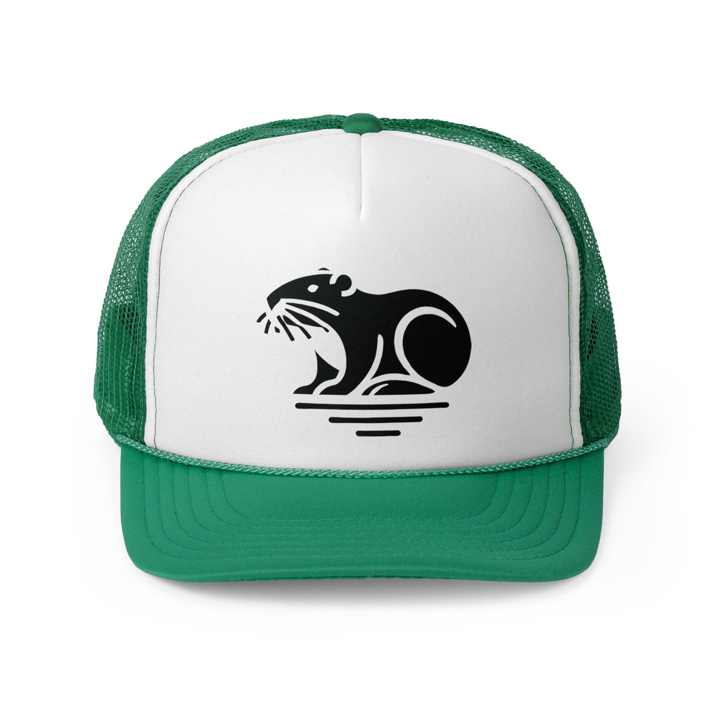 scandinavian minimalistic BEAVER Design Trucker Cap – Perfect for Outdoor Enthusiasts and Nature Lovers