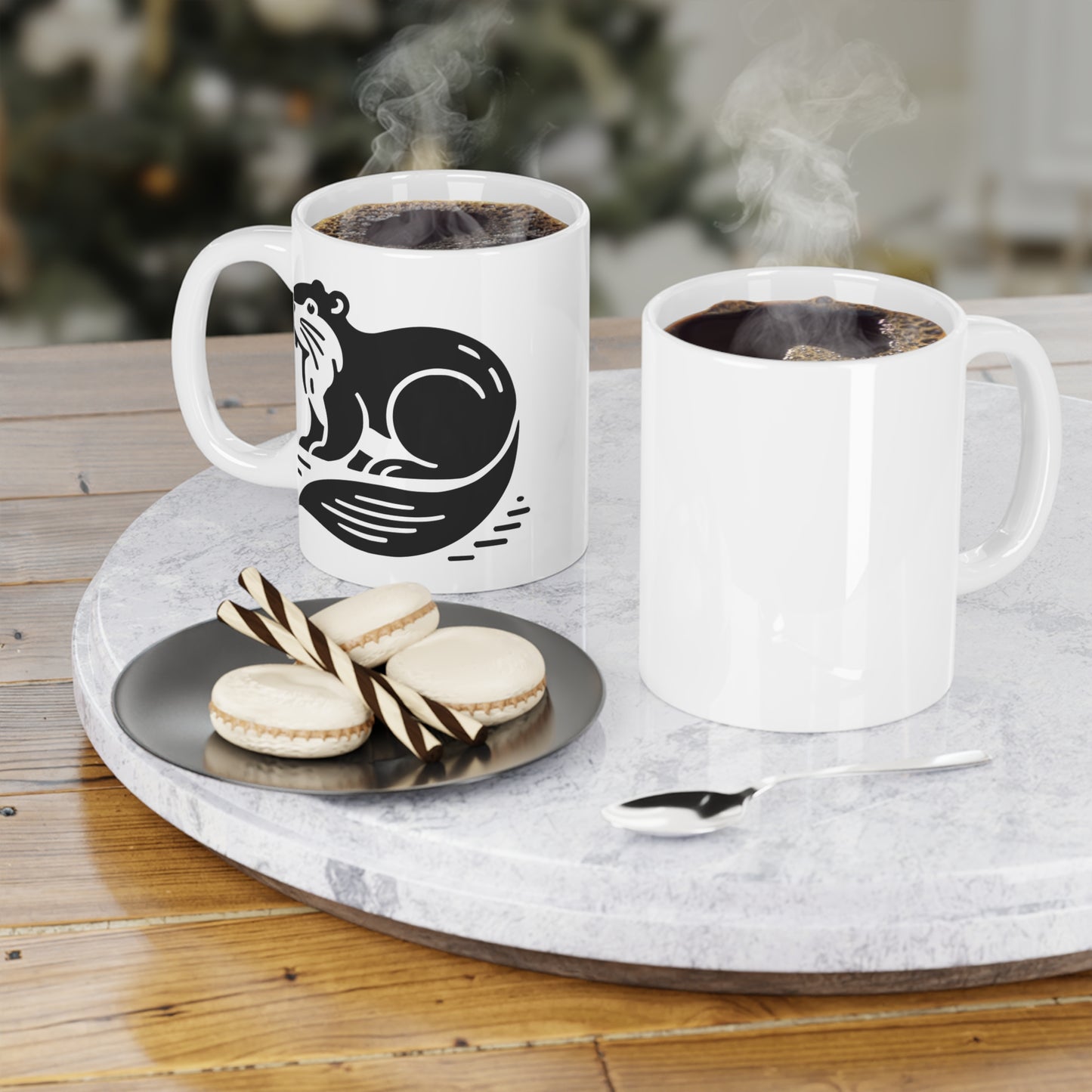 scandinavian minimalistic BEAVER - Ceramic Mugs (11oz\15oz\20oz)