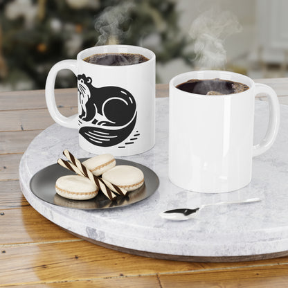 scandinavian minimalistic BEAVER - Ceramic Mugs (11oz\15oz\20oz)